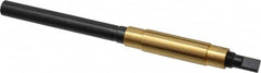 Made in USA - 7-1/2" Length x 11/16" Diam Through Hole Barrel Lap - 1/2" Arbor Diam, 3" Barrel Length, Eccentric Slot - Americas Industrial Supply