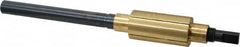 Made in USA - 7-1/4" Length x 1" Diam Through Hole Barrel Lap - 1/2" Arbor Diam, 3" Barrel Length, Eccentric Slot - Americas Industrial Supply