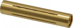Made in USA - 1/4" Diam Through Hole Barrel Cylinder - 1-1/4" Barrel Length, Eccentric Slot - Americas Industrial Supply