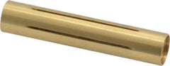 Made in USA - 9/32" Diam Through Hole Barrel Cylinder - 1.4" Barrel Length, Eccentric Slot - Americas Industrial Supply