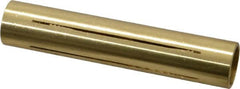 Made in USA - 15/32" Diam Through Hole Barrel Cylinder - 2-1/4" Barrel Length, Eccentric Slot - Americas Industrial Supply
