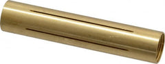 Made in USA - 1/2" Diam Through Hole Barrel Cylinder - 2-1/2" Barrel Length, Eccentric Slot - Americas Industrial Supply
