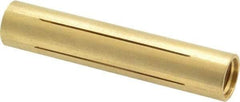 Made in USA - 5/8" Diam Through Hole Barrel Cylinder - 3" Barrel Length, Eccentric Slot - Americas Industrial Supply