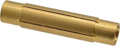 Made in USA - 11/16" Diam Through Hole Barrel Cylinder - 3" Barrel Length, Eccentric Slot - Americas Industrial Supply