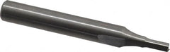 Onsrud - 1/8" Diam, 1/4" Shank Diam, 1/4" Length of Cut, 2 Flute Double Edge Straight Router Bit - 2" Overall Length, Right Hand Cut, Solid Carbide - Americas Industrial Supply
