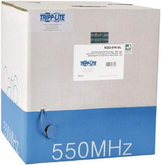 Tripp-Lite - Cat6, 24 AWG, 8 Wires, 550 MHz, Unshielded Network & Ethernet Cable - Blue, PVC, 1,000' OAL - Americas Industrial Supply