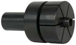 Mitee-Bite - 0.71 to 2.09" Expansion Diam, 4,000 Lb Holding Force, Steel ID Expansion Clamps - 2.1" Flange Diam, 3/4" Flange Thickness, 1" Mount Hole Diam, 6 Mount Holes, 1.75" Overall Height, 49 Ft/Lb Torque - Americas Industrial Supply