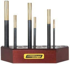 Made in USA - 6 Piece Blind Hole Lap Set - 3/16 to 1/2" Hole Diam - Americas Industrial Supply