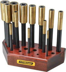 Made in USA - 13 Piece Blind Hole Lap Set - 3/16 to 1" Hole Diam - Americas Industrial Supply