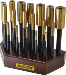 Made in USA - 18 Piece Blind Hole Lap Set - 3/16 to 1" Hole Diam - Americas Industrial Supply