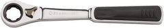 GearWrench - 3/8" Drive Pear Head Ratchet Set - Chrome Finish, 8-1/2" OAL, 72 Gear Teeth, Full Polished Handle - Americas Industrial Supply