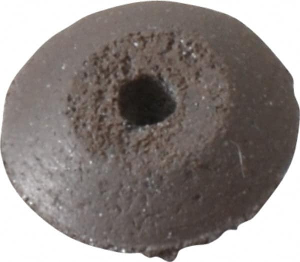 Cratex - 3/8" Diam x 1/16" Hole x 3/32" Thick, Surface Grinding Wheel - Silicon Carbide, Medium Grade, Rubber Bond, No Recess - Americas Industrial Supply