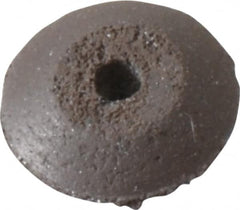 Cratex - 3/8" Diam x 1/16" Hole x 3/32" Thick, Surface Grinding Wheel - Silicon Carbide, Medium Grade, Rubber Bond, No Recess - Americas Industrial Supply