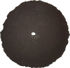 Cratex - 1" Diam x 1/16" Hole x 1/8" Thick, Surface Grinding Wheel - Silicon Carbide, Medium Grade, Rubber Bond, No Recess - Americas Industrial Supply