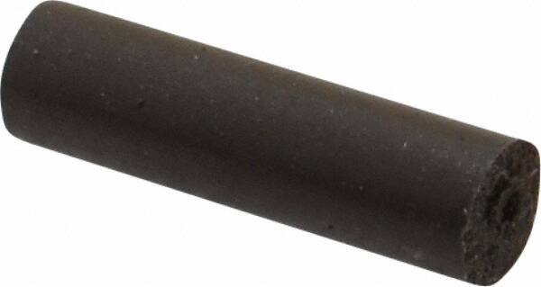 Cratex - 1/4" Max Diam x 7/8" Long, Cylinder, Rubberized Point - Medium Grade, Silicon Carbide, 1/16" Arbor Hole, Unmounted - Americas Industrial Supply