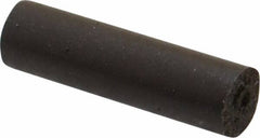 Cratex - 1/4" Max Diam x 7/8" Long, Cylinder, Rubberized Point - Medium Grade, Silicon Carbide, 1/16" Arbor Hole, Unmounted - Americas Industrial Supply