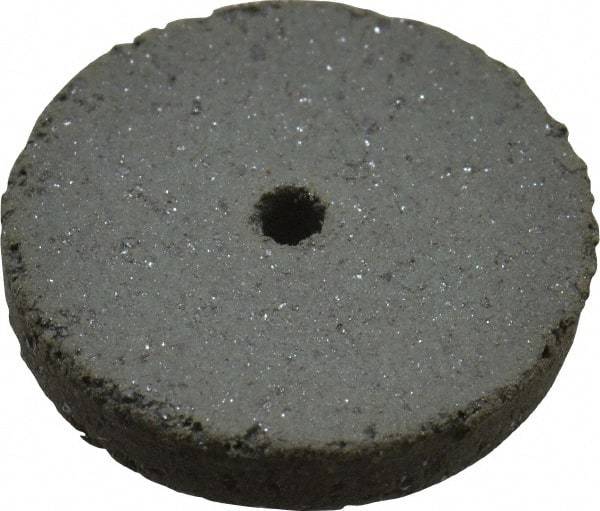Cratex - 5/8" Diam x 1/16" Hole x 3/32" Thick, Surface Grinding Wheel - Silicon Carbide, Coarse Grade, 25,000 Max RPM, Rubber Bond, No Recess - Americas Industrial Supply