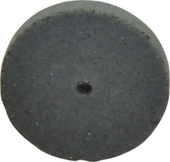 Cratex - 7/8" Diam x 1/16" Hole x 1/8" Thick, Surface Grinding Wheel - Silicon Carbide, Coarse Grade, 25,000 Max RPM, Rubber Bond, No Recess - Americas Industrial Supply