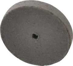 Cratex - 7/8" Diam x 1/16" Hole x 1/8" Thick, Surface Grinding Wheel - Silicon Carbide, Medium Grade, 25,000 Max RPM, Rubber Bond, No Recess - Americas Industrial Supply