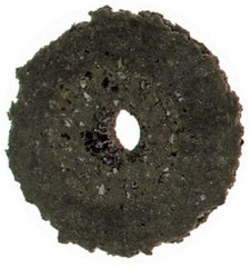 Cratex - 3/8" Diam x 1/16" Hole x 3/32" Thick, Surface Grinding Wheel - Silicon Carbide, Coarse Grade, Rubber Bond, No Recess - Americas Industrial Supply