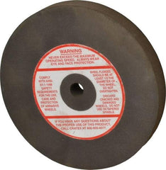 Cratex - 6" Diam x 1/2" Hole x 3/4" Thick, Surface Grinding Wheel - Silicon Carbide, Medium Grade, 3,600 Max RPM, Rubber Bond, No Recess - Americas Industrial Supply