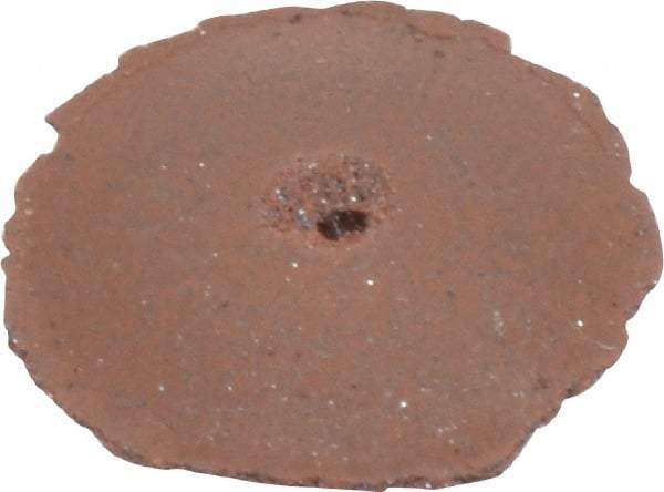 Cratex - 5/8" Diam x 1/16" Hole x 3/32" Thick, Surface Grinding Wheel - Silicon Carbide, Fine Grade, Rubber Bond, No Recess - Americas Industrial Supply