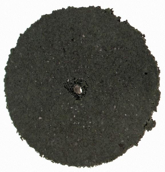 Cratex - 1" Diam x 1/16" Hole x 1/8" Thick, Surface Grinding Wheel - Silicon Carbide, Coarse Grade, Rubber Bond, No Recess - Americas Industrial Supply