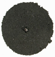 Cratex - 1" Diam x 1/16" Hole x 1/8" Thick, Surface Grinding Wheel - Silicon Carbide, Coarse Grade, Rubber Bond, No Recess - Americas Industrial Supply