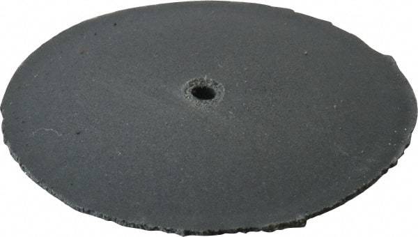 Cratex - 1" Diam x 1/16" Hole x 1/8" Thick, Surface Grinding Wheel - Silicon Carbide, Extra Fine Grade, Rubber Bond, No Recess - Americas Industrial Supply