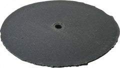 Cratex - 1" Diam x 1/16" Hole x 1/8" Thick, Surface Grinding Wheel - Silicon Carbide, Extra Fine Grade, Rubber Bond, No Recess - Americas Industrial Supply
