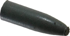 Cratex - 9/32" Max Diam x 1" Long, Cone, Rubberized Point - Coarse Grade, Silicon Carbide, 1/16" Arbor Hole, Unmounted - Americas Industrial Supply