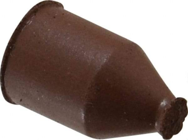 Cratex - 3/8" Max Diam x 5/8" Long, Cone, Rubberized Point - Fine Grade, Silicon Carbide, 1/16" Arbor Hole, Unmounted - Americas Industrial Supply