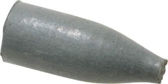 Cratex - 3/8" Max Diam x 1" Long, Cone, Rubberized Point - Coarse Grade, Silicon Carbide, 1/8" Arbor Hole, Unmounted - Americas Industrial Supply