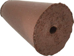Cratex - 5/8" Max Diam x 7/8" Long, Taper, Rubberized Point - Fine Grade, Silicon Carbide, 1/8" Arbor Hole, Unmounted - Americas Industrial Supply