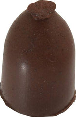 Cratex - 1/2" Max Diam x 7/8" Long, Cone, Rubberized Point - Fine Grade, Silicon Carbide, 1/8" Arbor Hole, Unmounted - Americas Industrial Supply