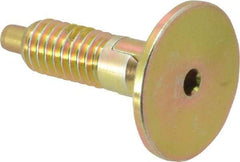 Vlier - 5/16-18, 0.53" Thread Length, 0.154" Max Plunger Diam, 1 Lb Init to 6 Lb Final End Force, Locking Knob Handle Plunger - Countersunk Knob, 1.07" Body Length, 3/16" Plunger Projection - Americas Industrial Supply