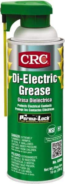 CRC - 16 oz Aerosol Silicone General Purpose Grease - Opaque White, Food Grade, 400°F Max Temp, NLGIG 2, - Americas Industrial Supply