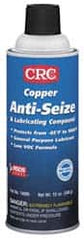 CRC - 16 oz Aerosol General Purpose Anti-Seize Lubricant - Copper, -95 to 1,800°F, Bronze, Water Resistant - Americas Industrial Supply