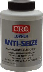 CRC - 8 oz Bottle General Purpose Anti-Seize Lubricant - Copper, -95 to 1,800°F, Bronze, Water Resistant - Americas Industrial Supply