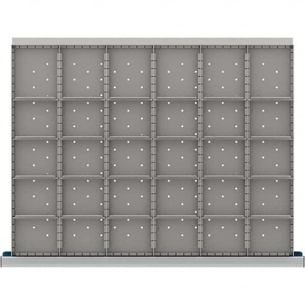 LISTA - 30-Compartment Drawer Divider Layout for 3.15" High Drawers - Americas Industrial Supply