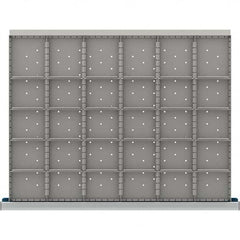 LISTA - 30-Compartment Drawer Divider Layout for 3.15" High Drawers - Americas Industrial Supply