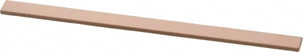 Made in USA - 600 Grit Aluminum Oxide Rectangular Polishing Stone - Super Fine Grade, 1/4" Wide x 4" Long x 1/16" Thick - Americas Industrial Supply