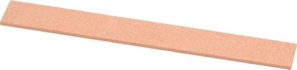 Made in USA - 180 Grit Aluminum Oxide Rectangular Polishing Stone - Very Fine Grade, 1/2" Wide x 4" Long x 1/16" Thick - Americas Industrial Supply