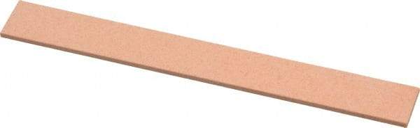 Made in USA - 320 Grit Aluminum Oxide Rectangular Polishing Stone - Extra Fine Grade, 1/2" Wide x 4" Long x 1/16" Thick - Americas Industrial Supply