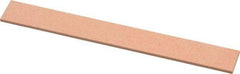 Made in USA - 320 Grit Aluminum Oxide Rectangular Polishing Stone - Extra Fine Grade, 1/2" Wide x 4" Long x 1/16" Thick - Americas Industrial Supply