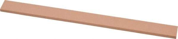 Made in USA - 220 Grit Aluminum Oxide Rectangular Polishing Stone - Very Fine Grade, 1/2" Wide x 6" Long x 1/8" Thick - Americas Industrial Supply