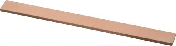 Made in USA - 400 Grit Aluminum Oxide Rectangular Polishing Stone - Super Fine Grade, 1/2" Wide x 6" Long x 1/8" Thick - Americas Industrial Supply