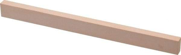 Made in USA - 600 Grit Aluminum Oxide Rectangular Polishing Stone - Super Fine Grade, 1/2" Wide x 6" Long x 1/4" Thick - Americas Industrial Supply