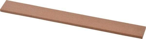 Made in USA - 180 Grit Aluminum Oxide Rectangular Polishing Stone - Very Fine Grade, 3/4" Wide x 6" Long x 1/8" Thick - Americas Industrial Supply