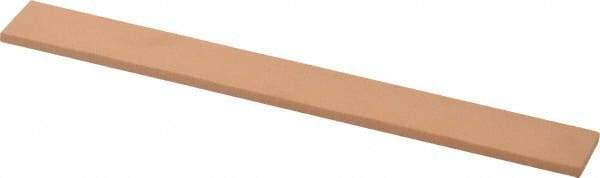 Made in USA - 220 Grit Aluminum Oxide Rectangular Polishing Stone - Very Fine Grade, 3/4" Wide x 6" Long x 1/8" Thick - Americas Industrial Supply